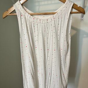Loft White Tank Top